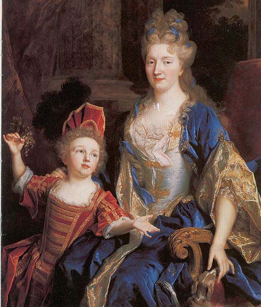 Nicolas de Largilliere Portrait of Catherine Coustard with her daughter Leonor